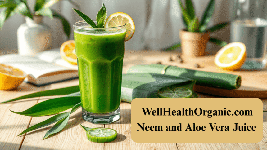 wellhealthorganic.com  neem and aloe vera juice detox benefits